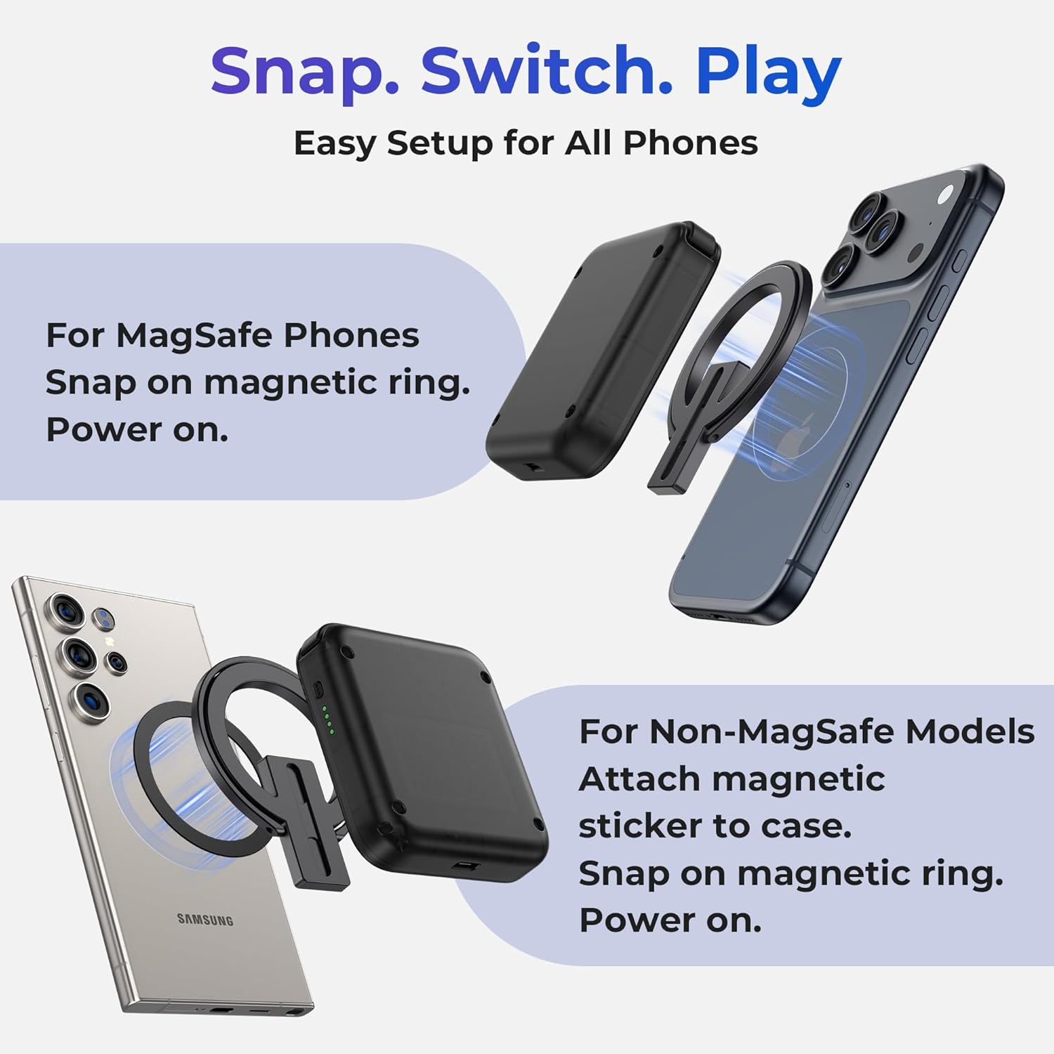 Retro Gaming On Phone - M4 Snap-On Mobile Gaming Controller for