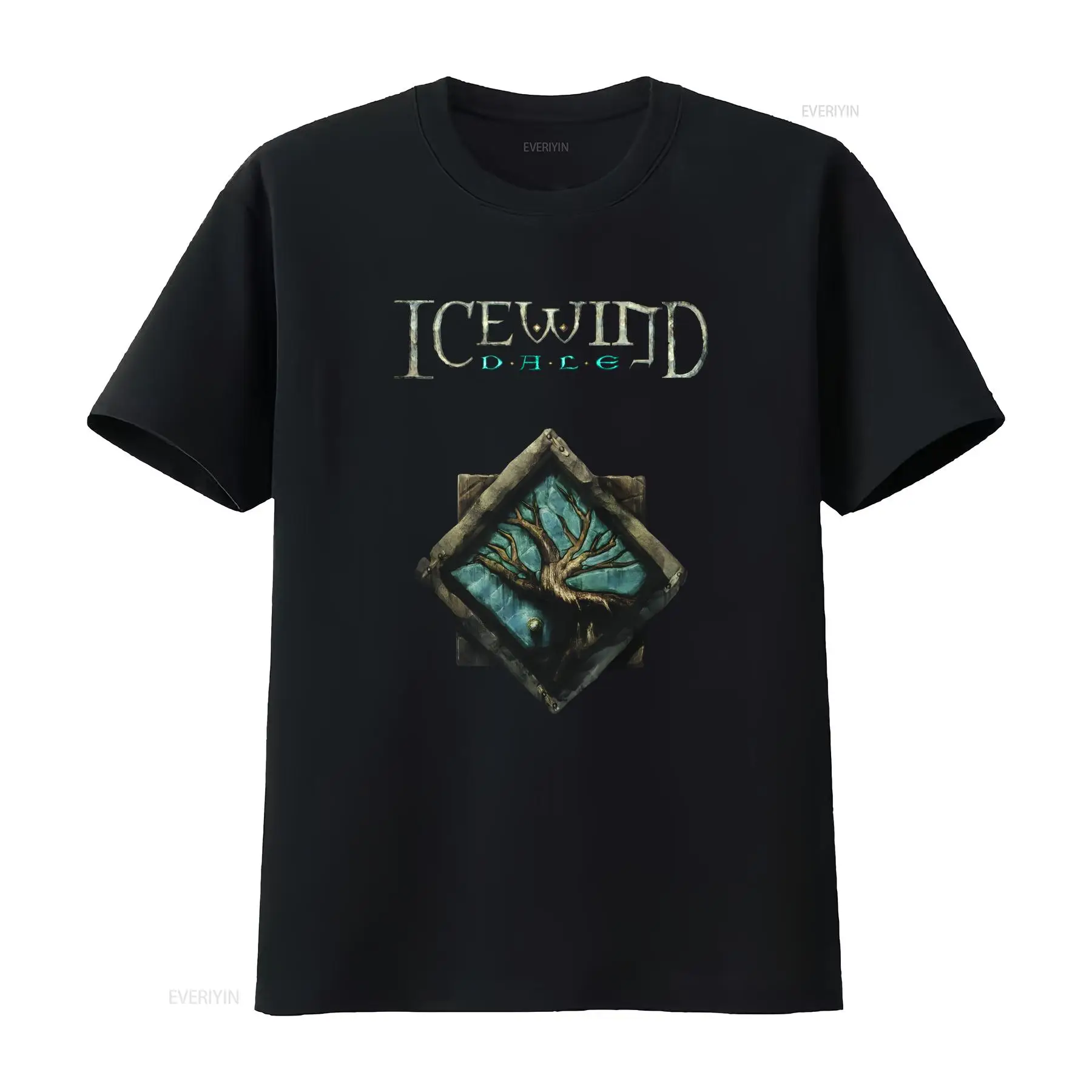 Retro Gaming Design - Icewind Dale Logo Classic Video Game