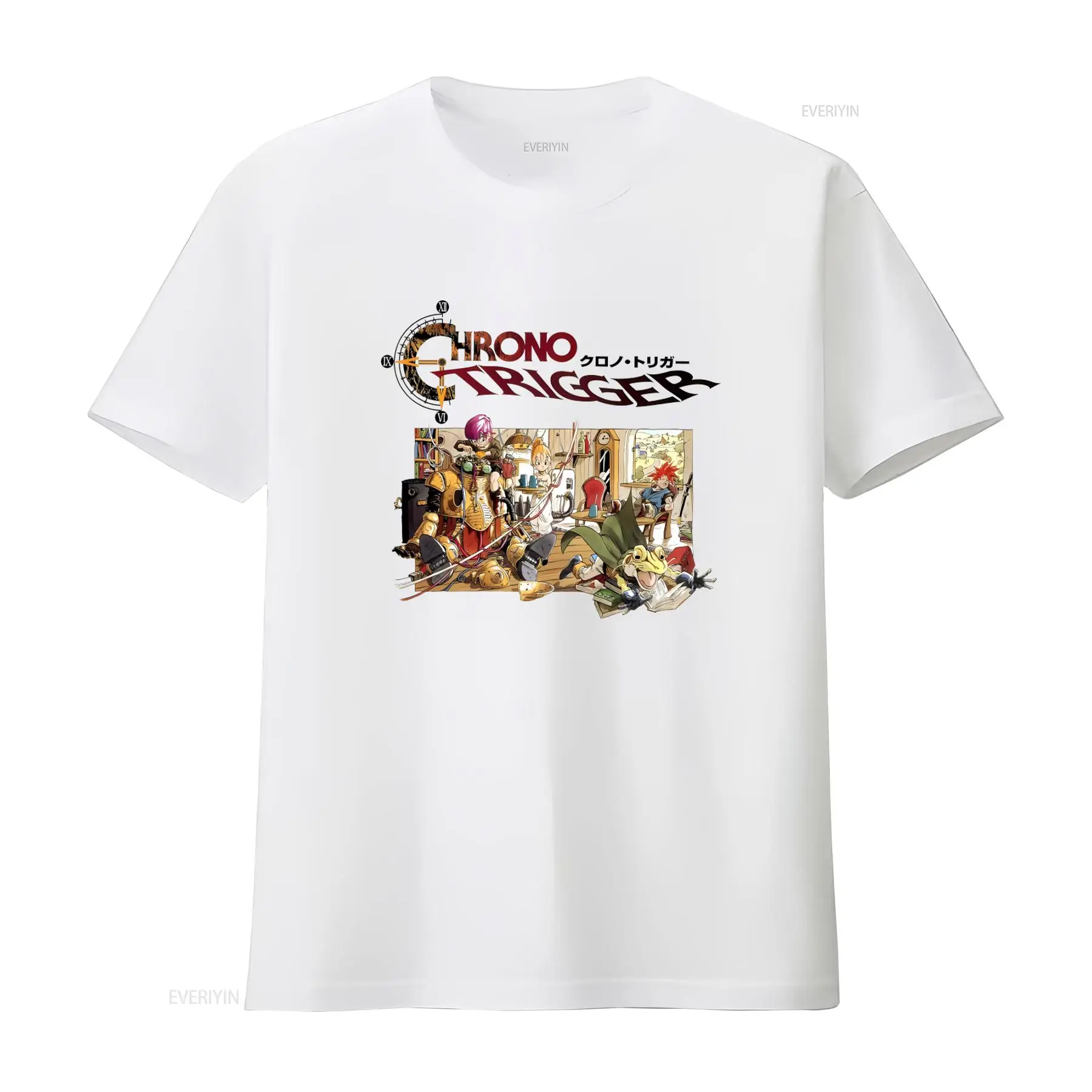 Retro Gaming Design - Chrono Trigger Video Game Logo T