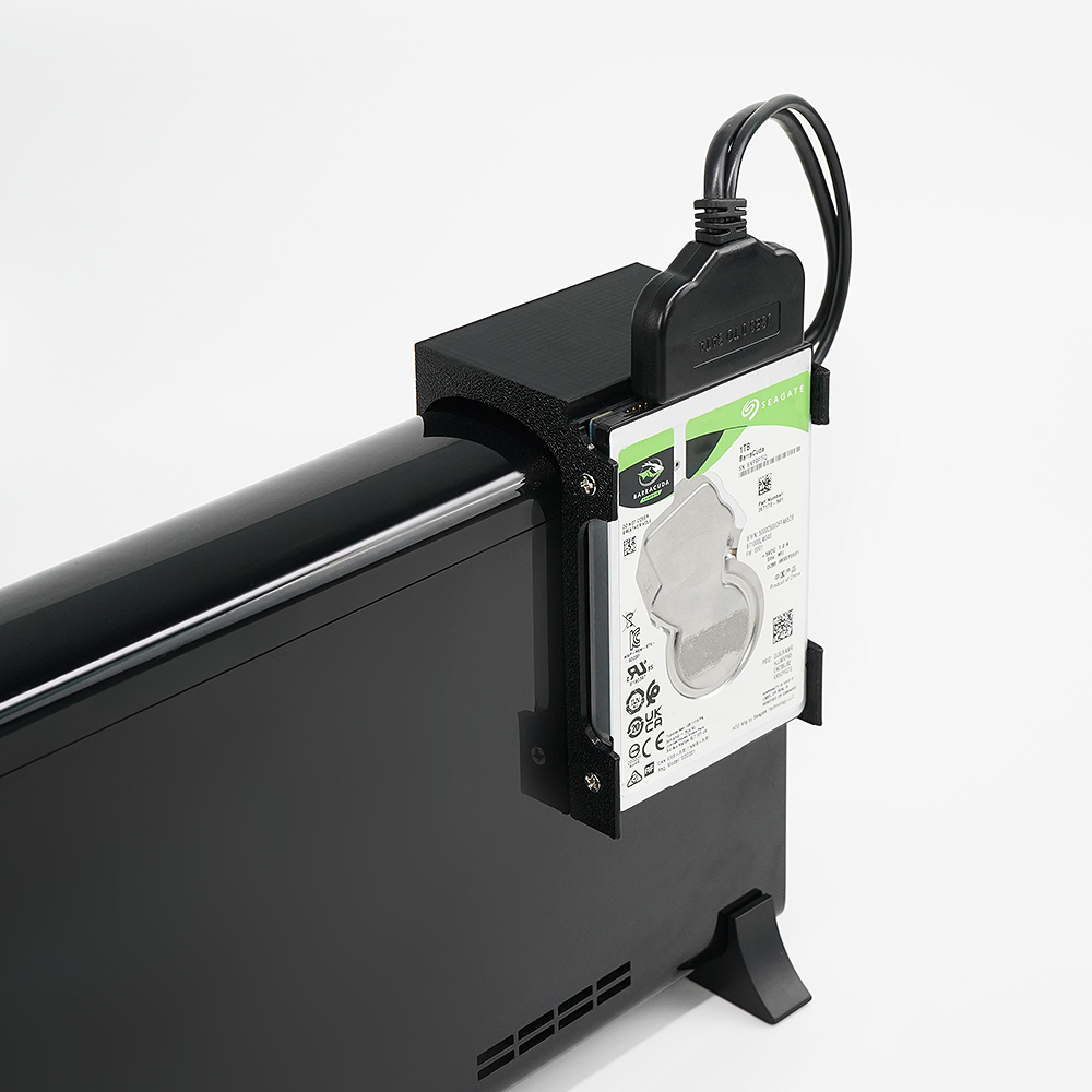 Retro Gaming Phone - Black 3D Printed HDD Hard Drive