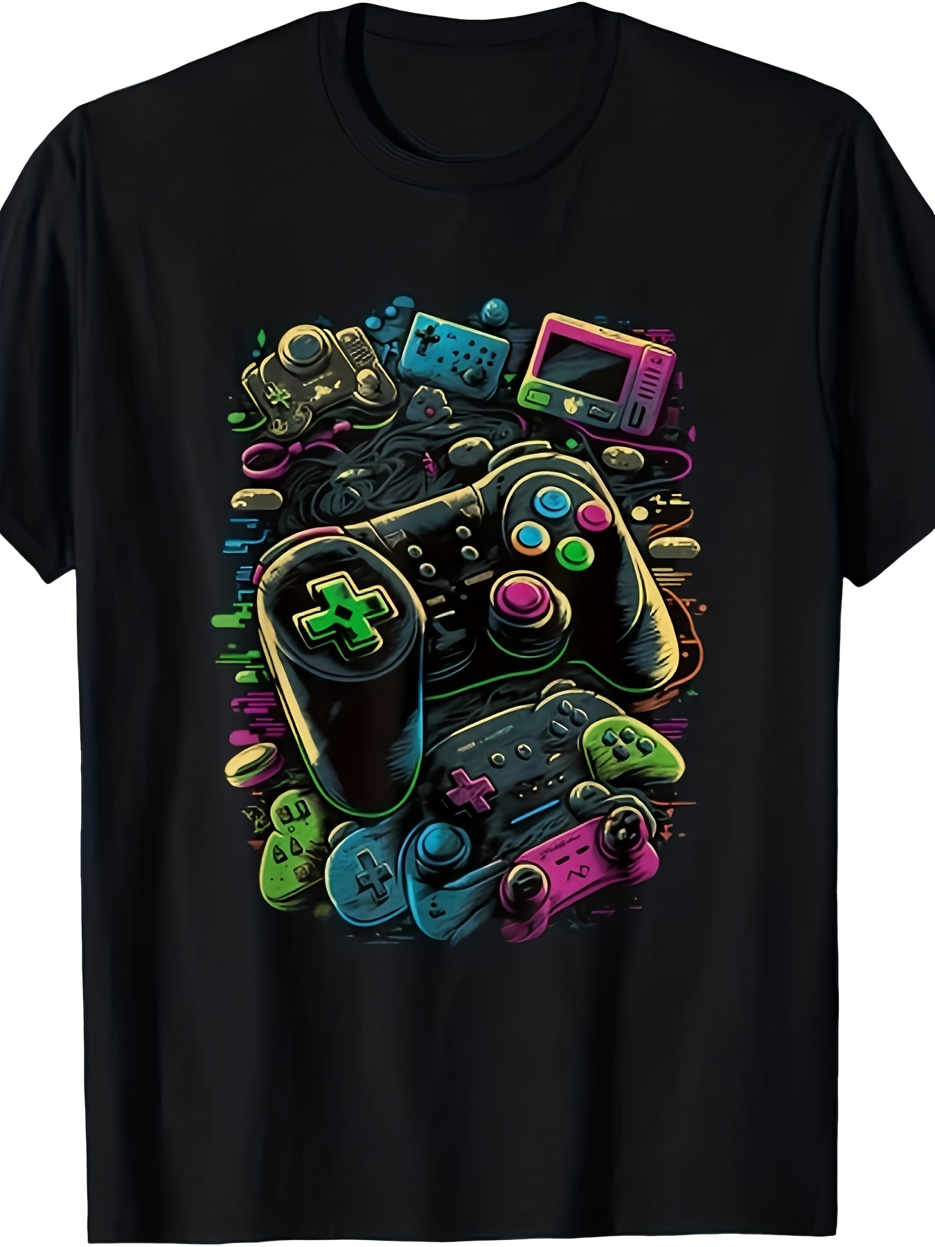 Retro Gaming Design - Men's Unisex Control Gamer TShirt Retro