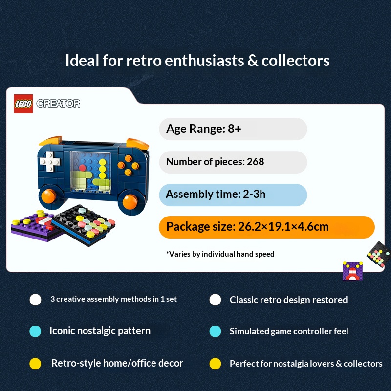 LEGO Creator 3in1 Building Blo - Retro Gaming Games 评论和价格
