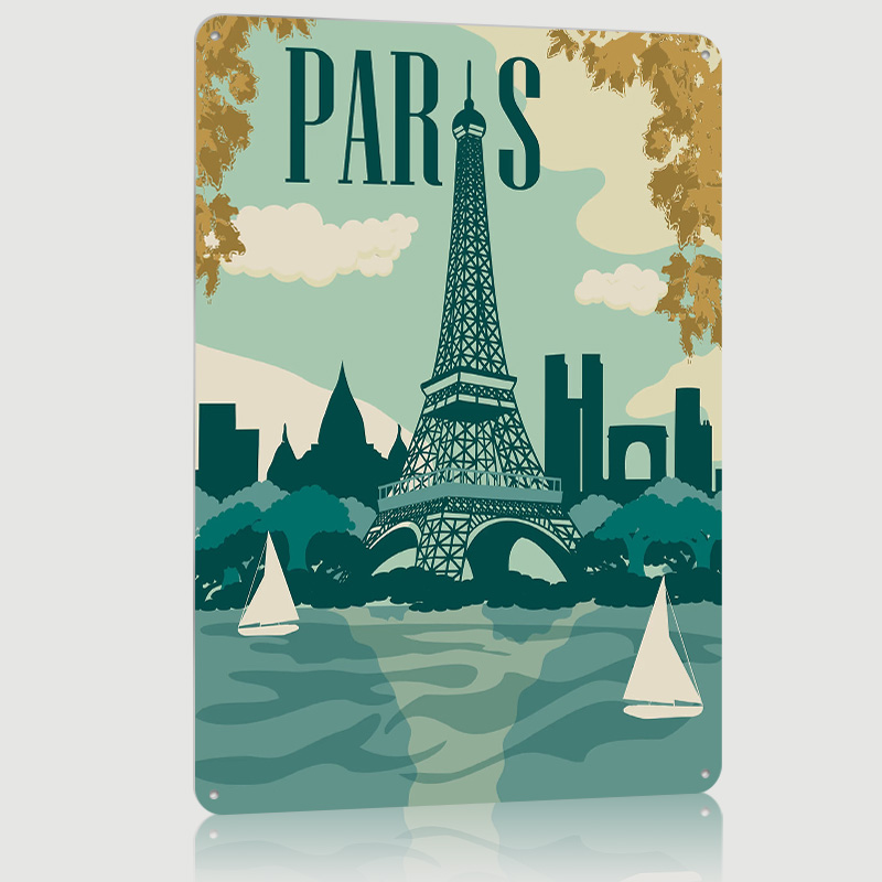 Paris Poster Customized Vintag - Retro Gaming Paris 评论和价格