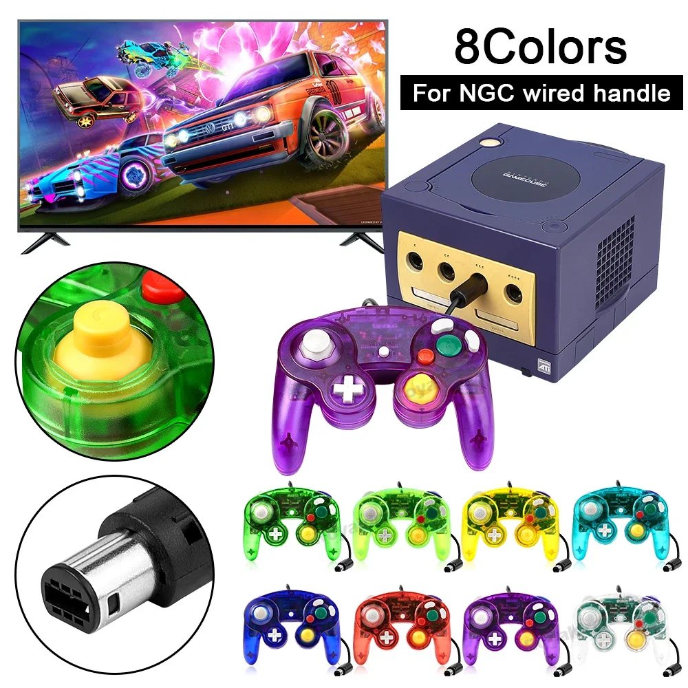 8 Colors Transparent For NGC W - Retro Gaming Joystick 评论和价格