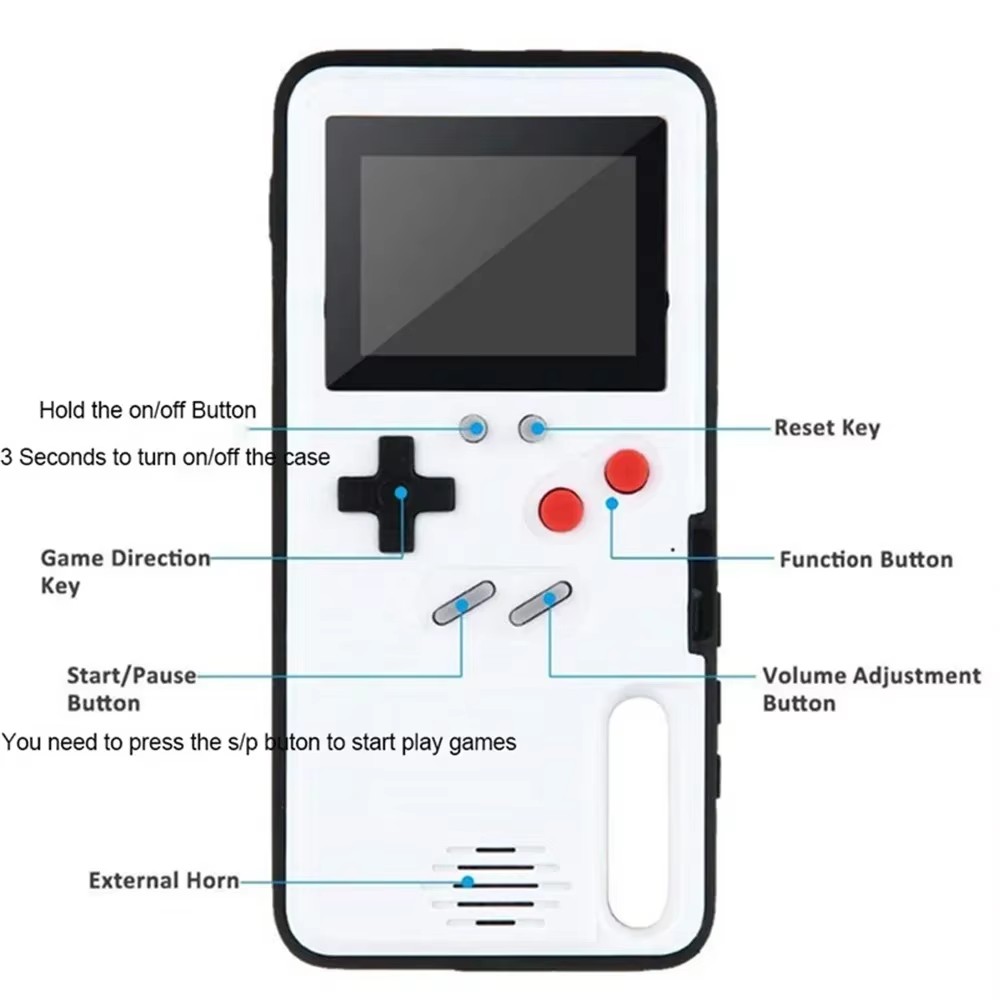 For iPhone 14 16 15 12 13 Pro  - Retro Gaming Projector 评论和价格