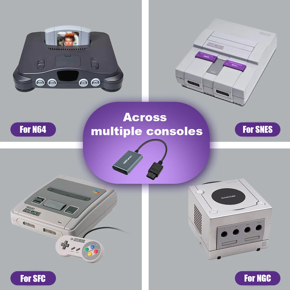 Bitfunx 720P Svideo / AV To HD - Retro Gaming Design 评论和价格