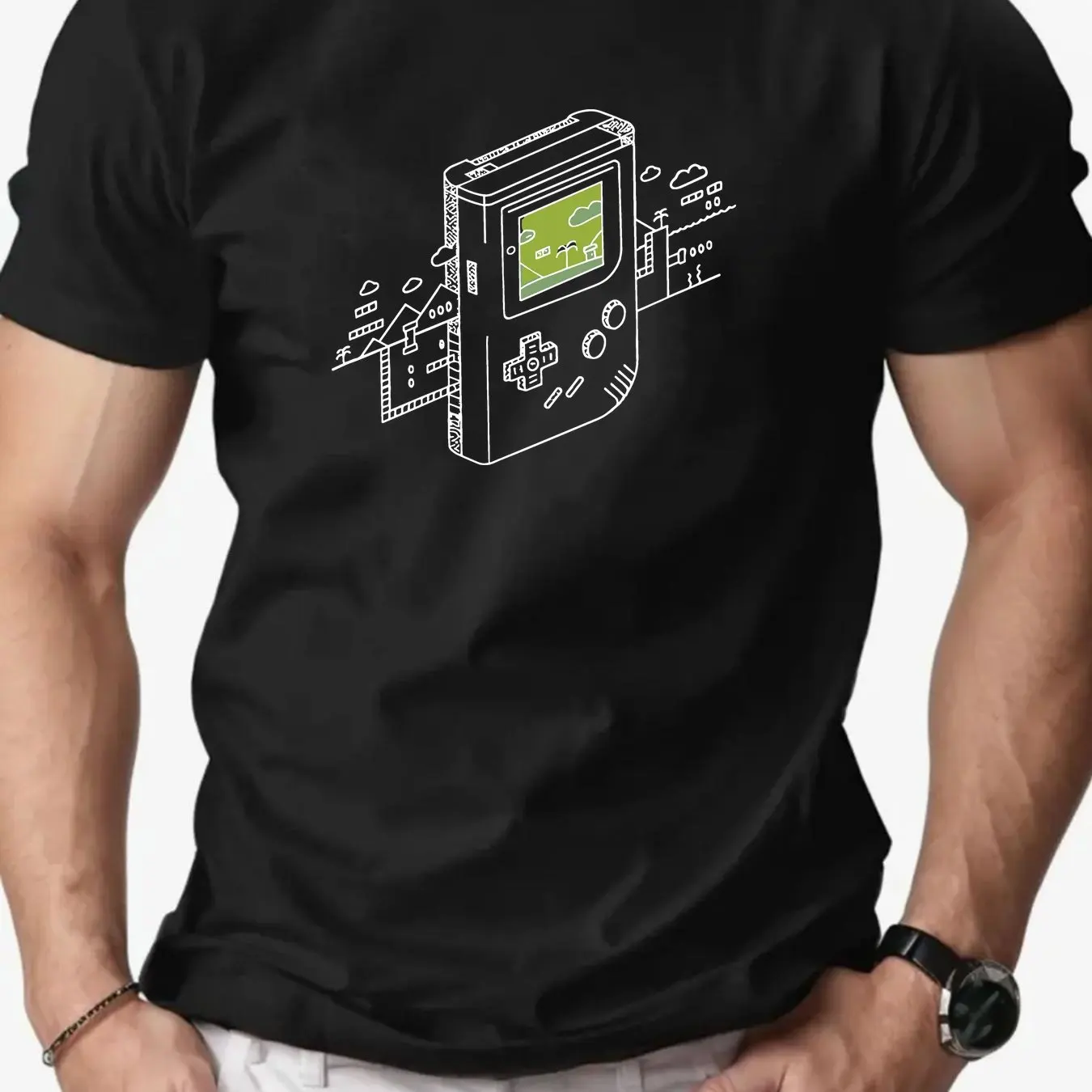 Men's Retro Gaming Graphic Cas - Retro Gaming Design 评论和价格