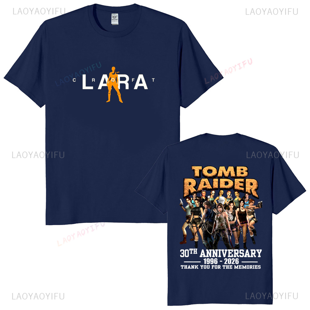 Tomb Raider 30th Anniversary U - Retro Gaming Shirt 评论和价格