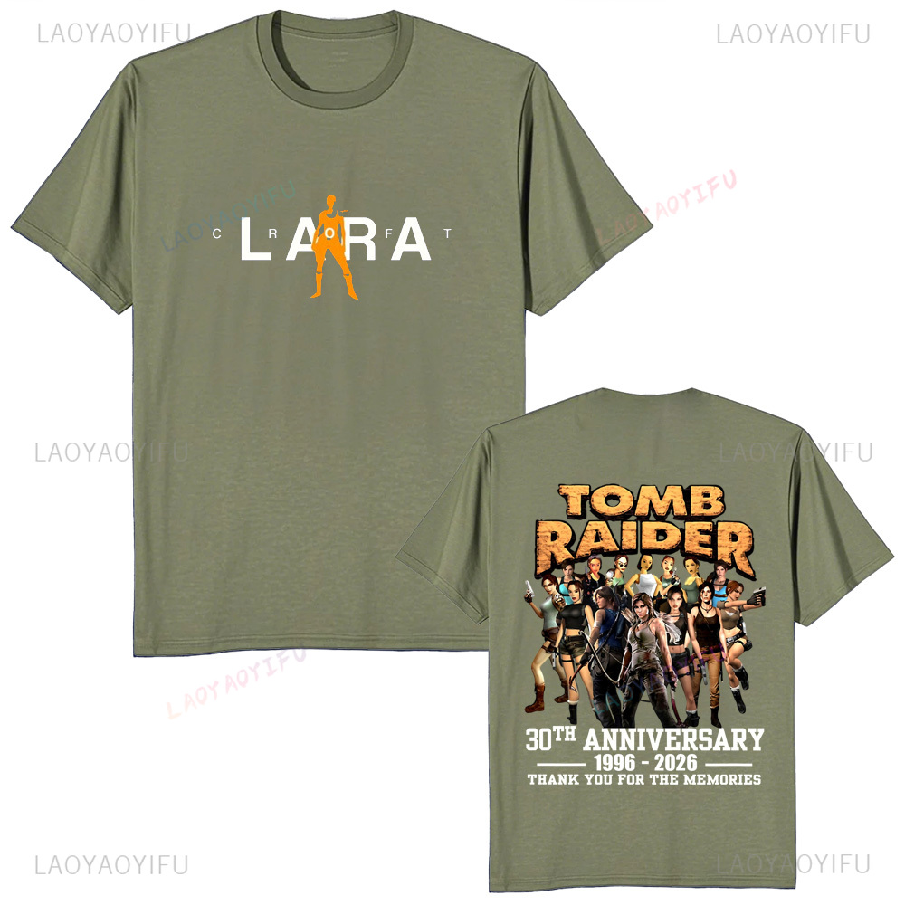 Tomb Raider 30th Anniversary U - Retro Gaming Shirt 评论和价格
