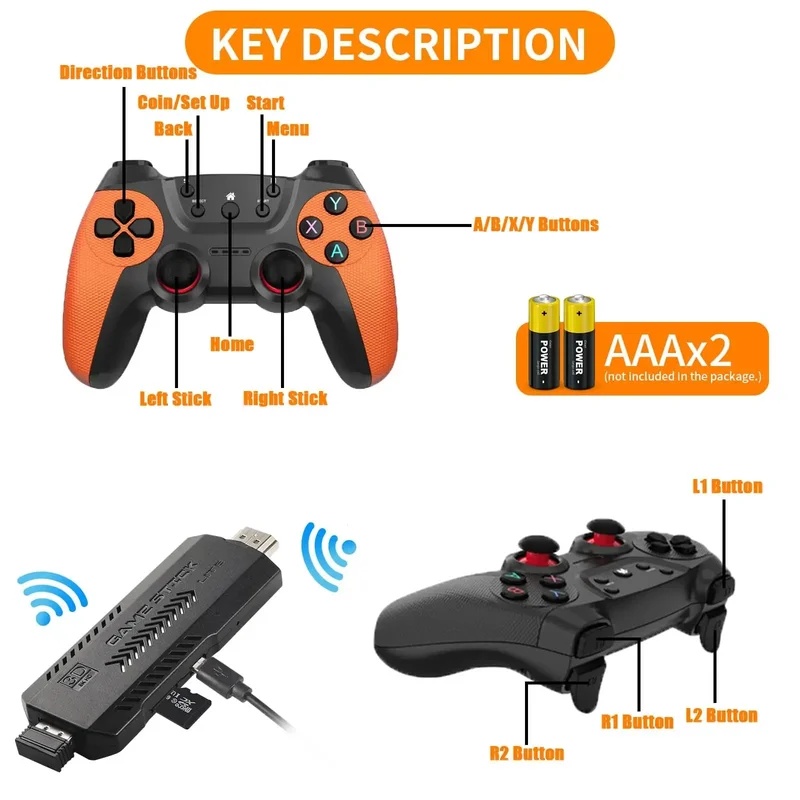 X2 Ultra Pro Retro Game Stick  - Retro Gaming Joystick 评论和价格
