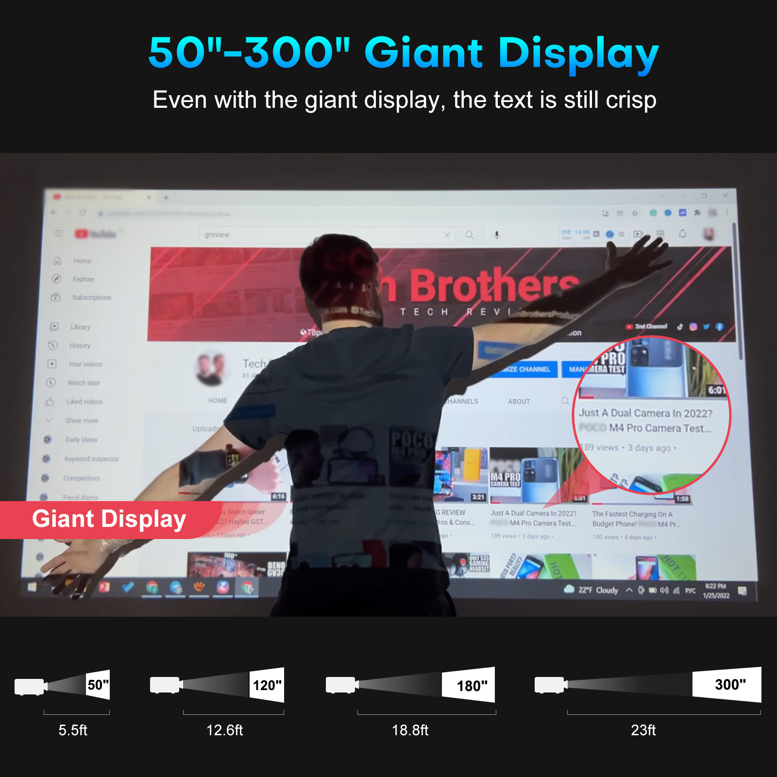 GROVIEW 1080P Projector, 15000 - Retro Gaming Projector 评论和价格