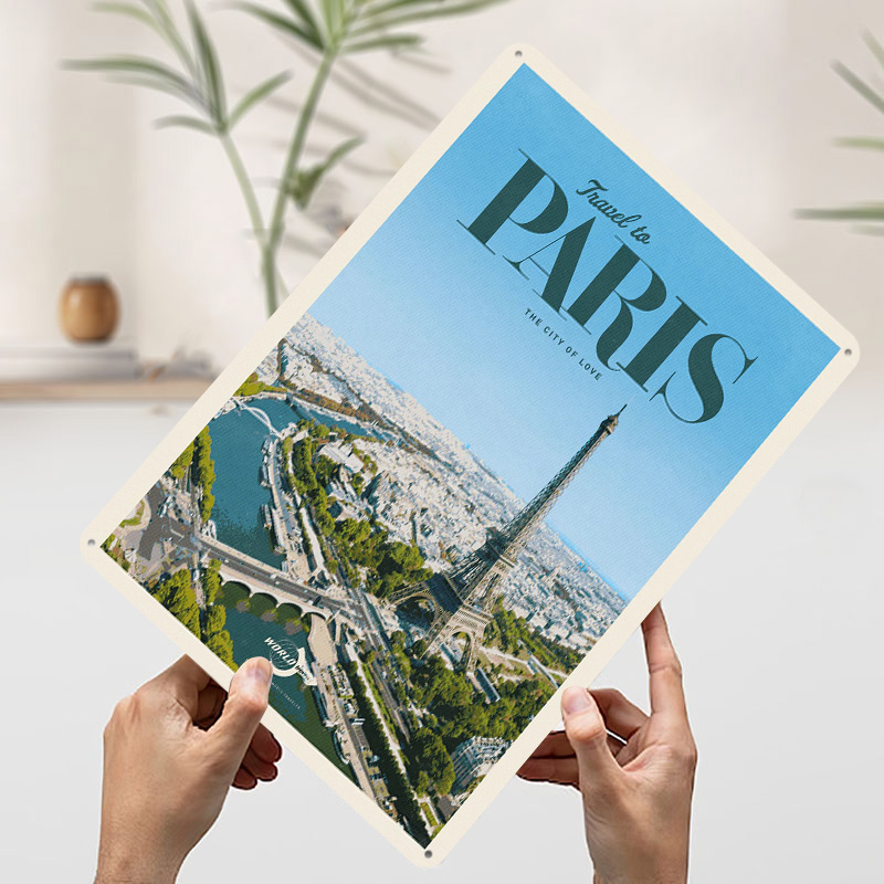 Travel to Paris Printed Poster - Retro Gaming Paris 评论和价格