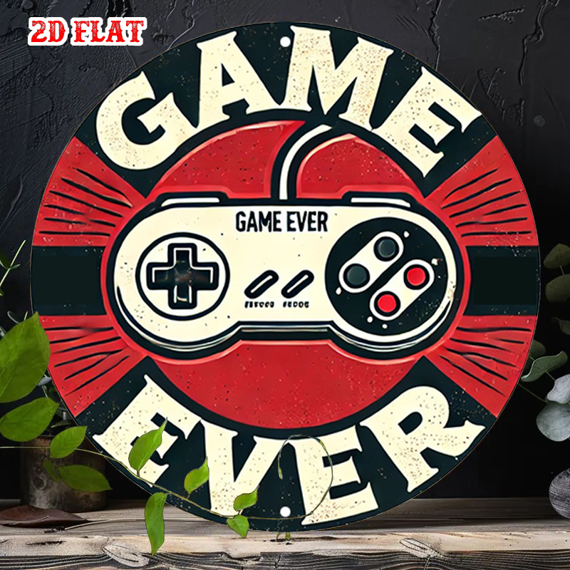 2D Flat 1pc Retro Gaming Round - Retro Gaming Us 评论和价格