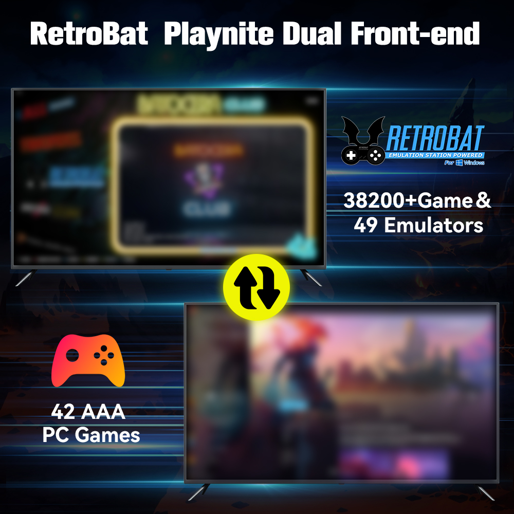 Retrobat＆Playnite System HDD R - Retro Gaming Design 评论和价格