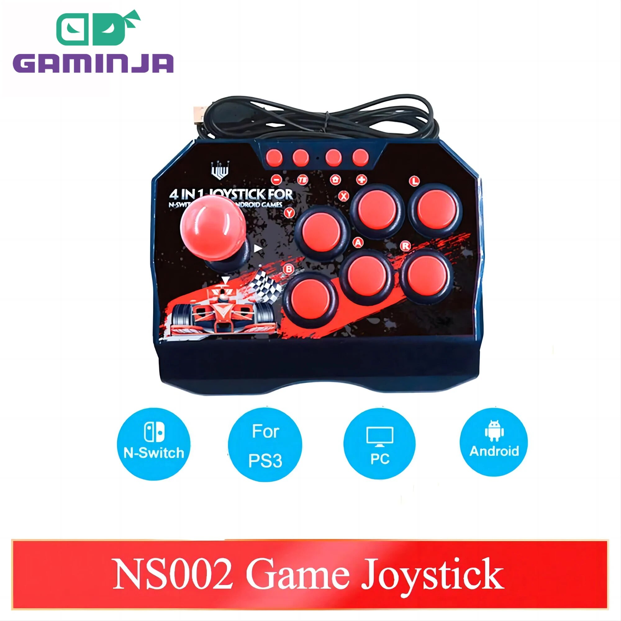 GAMINJA NS002 4 In 1 Retro Arc - Retro Gaming Joystick 评论和价格