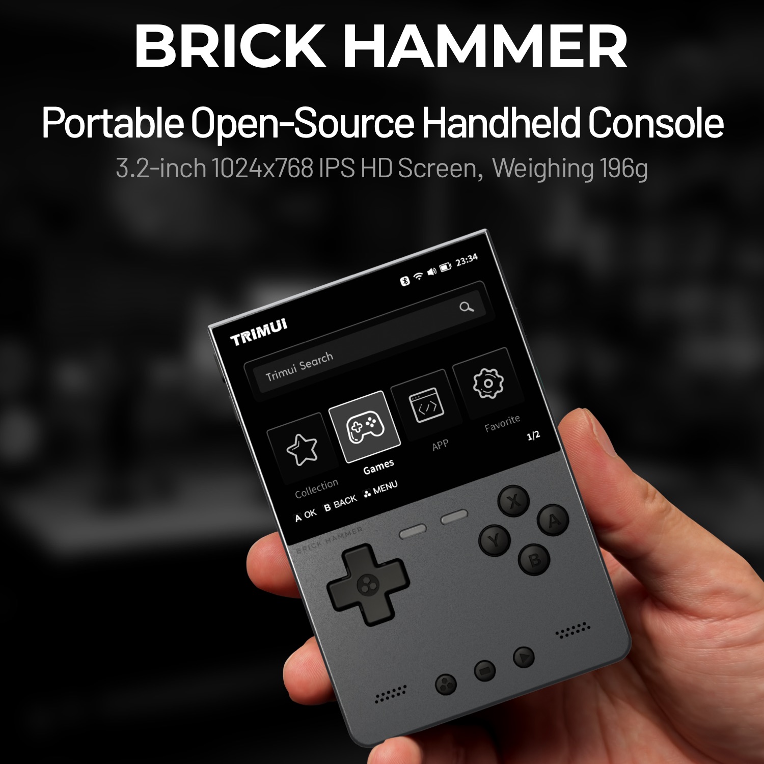 TRIMUI BRICK HAMMER Retro Hand - Retro Gaming Phone 评论和价格