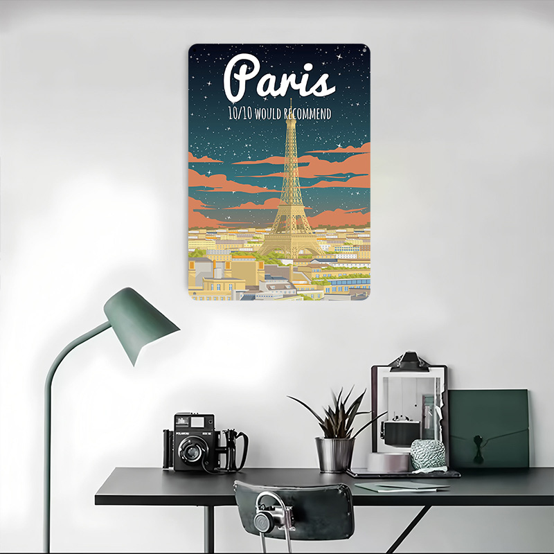 Paris Eiffel Tower Travel Post - Retro Gaming Paris 评论和价格