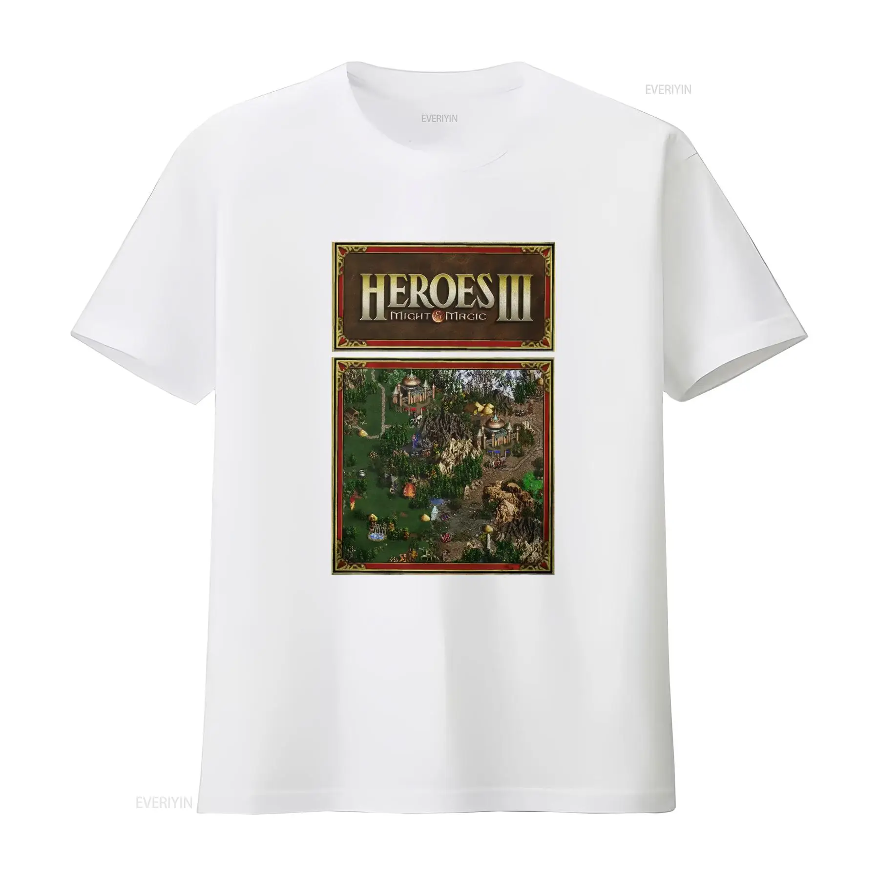 Heroes Map of Might And Magic  - Retro Gaming Shirt 评论和价格