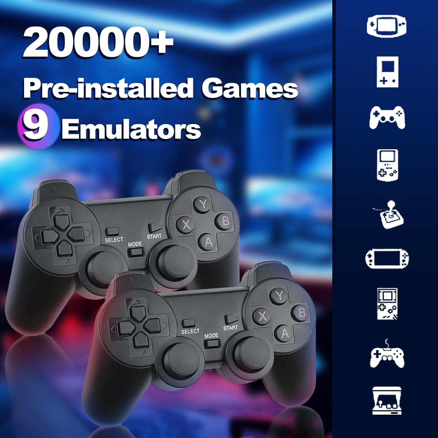 M8 Retro Game-Stick 20000+ Gam - Retro Gaming Joystick 评论和价格