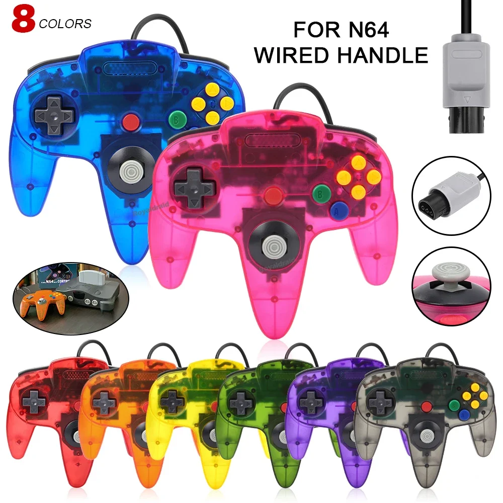 NEW Wired Gamepad for N64 Cons - Retro Gaming Joystick 评论和价格